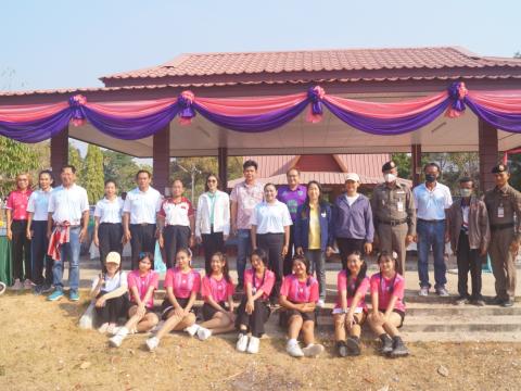 นายกองค์การบริหารส่วนตำบลนางรอง ประธานการจัดการแข่งขันกีฬาประจำตำบลนางรอง