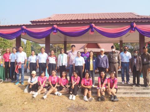 นายกองค์การบริหารส่วนตำบลนางรอง ประธานการจัดการแข่งขันกีฬาประจำตำบลนางรอง