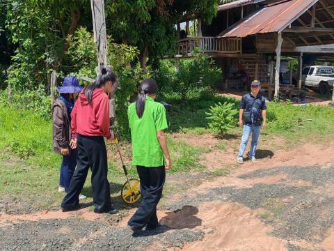 ลงพื้นที่สำรวจ หมู่ที่ 4 , 5 , 12 , 13