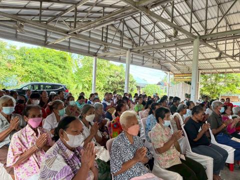 เปิดโครงการสืบสานพระราชปณิธานสมเด็จย่า ต้านภัยมะเร็งเต้านม หมู่ที่ 9