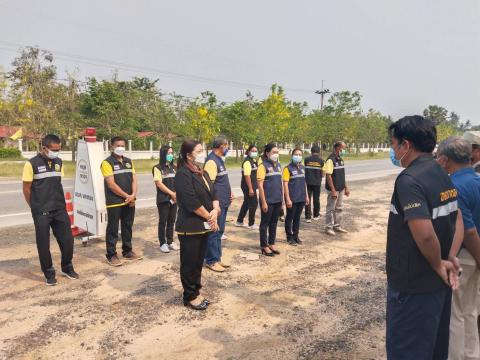 โครงการ "ป้องกันและลดอุบัติเหตุทางถนนช่วงเทศกาลสงกรานต์ 2565"