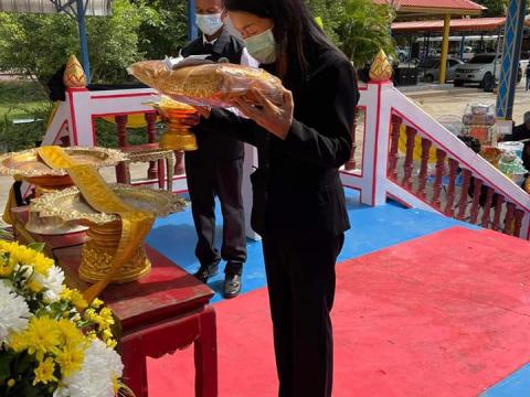 ร่วมงานฌาปนกิจศพนายภาณุพงษ์ คงสุข