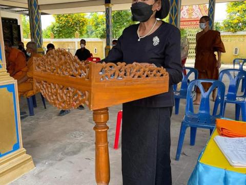 ร่วมงานฌาปนกิจศพนายภาณุพงษ์ คงสุข