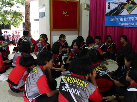 โครงการอบรมให้ความรู้เกี่ยวกับวินัยจราจร กฎหมายเบื้องต้นฯ