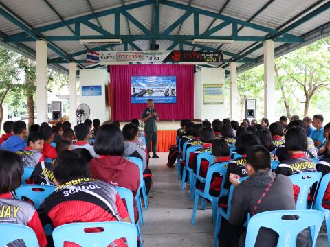 โครงการอบรมให้ความรู้เกี่ยวกับวินัยจราจร กฎหมายเบื้องต้นฯ