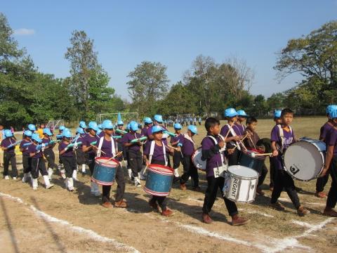 ร่วมงานกีฬาภายใน(กีฬาสี) ประจำปี 2560 ณ โรงเรียนบ้านหนองงิ้วฯ