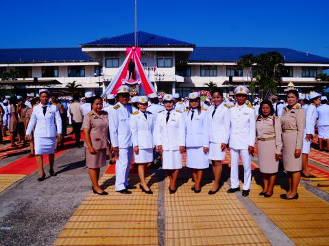 พิธีวางพวงมาลาและถวายบังคม (วันปิยมหาราช 2562)