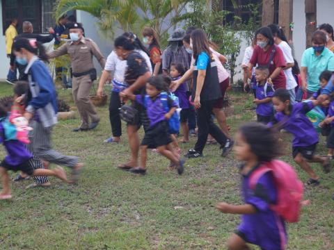 โครงการฝึกอบรมแผนป้องกันและระงับอัคคีภัย (ศูนย์อบต.)