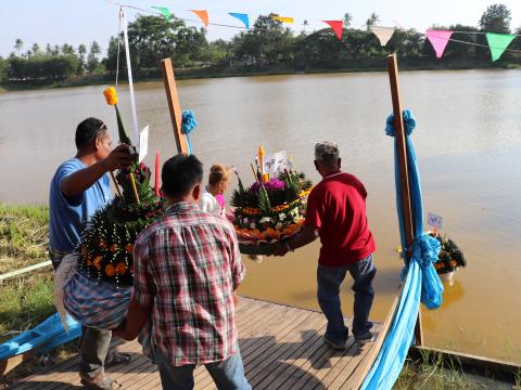 โครงการส่งเสริมประเพณีลอยกระทง ประจำปีงบประมาณ 2563