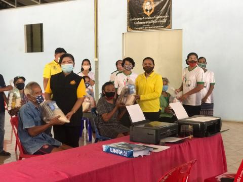 เยียวยาเบื้องต้นผู้ประสบภัยโควิด ทั้ง 14 หมู่บ้าน