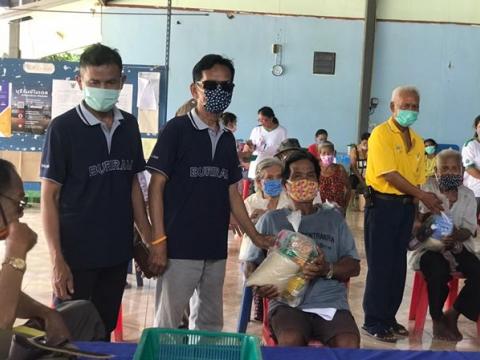 เยียวยาเบื้องต้นผู้ประสบภัยโควิด ทั้ง 14 หมู่บ้าน