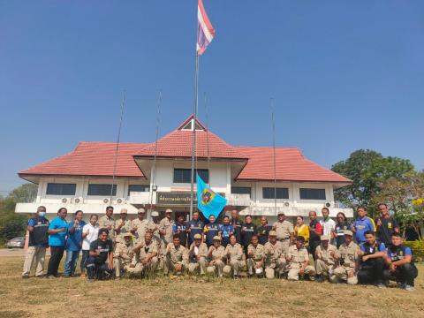 ประธานในพิธีกิจกรรม “วัน อปพร.”
