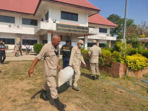 ประธานในพิธีกิจกรรม “วัน อปพร.”