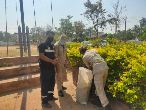 ประธานในพิธีกิจกรรม “วัน อปพร.”