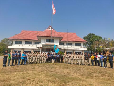ประธานในพิธีกิจกรรม “วัน อปพร.”