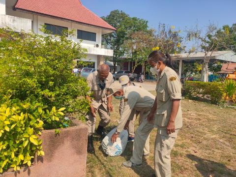 ประธานในพิธีกิจกรรม “วัน อปพร.”