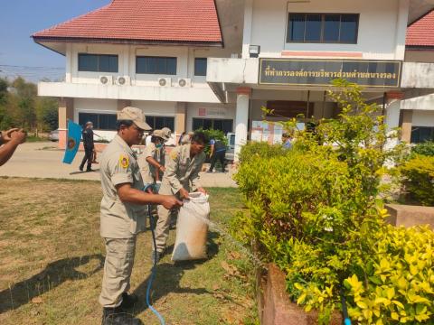 ประธานในพิธีกิจกรรม “วัน อปพร.”