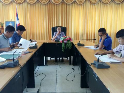 ประชุมยกร่างข้อบัญญัติบ่อดักไขมัน