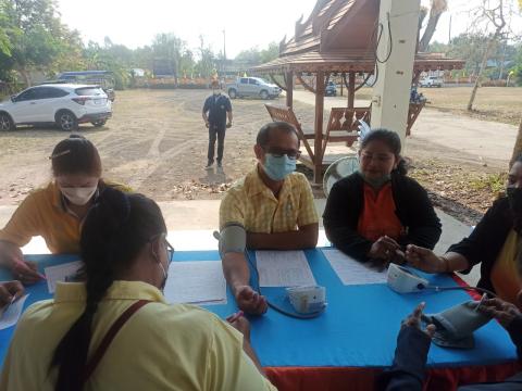 ร่วมบริจาคโลหิต เพื่อนำโลหิตไปใช้ในการรักษาผู้ป่วยที่เข้ารับการรักษาในโรงพยาบาลนางรอง