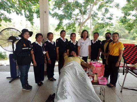 ร่วมบริจาคโลหิต เพื่อนำโลหิตไปใช้ในการรักษาผู้ป่วยที่เข้ารับการรักษาในโรงพยาบาลนางรอง
