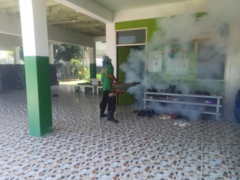 ดำเนินการป้องกันและควบคุมโรคไข้เลือดออก