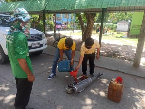 ดำเนินการป้องกันและควบคุมโรคไข้เลือดออก