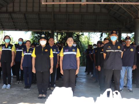 ออกตรวจเยี่ยมด่านชุมชน/หมู่บ้าน ณ บ้านตากแดด