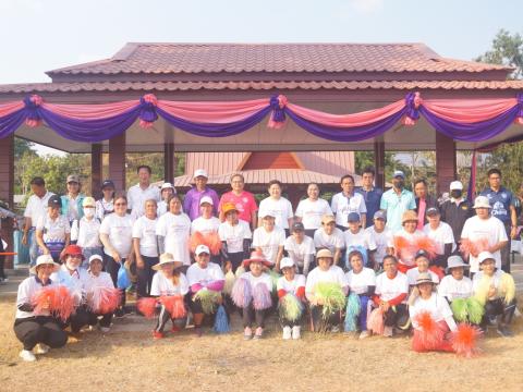 นายกองค์การบริหารส่วนตำบลนางรอง ประธานการจัดการแข่งขันกีฬาประจำตำบลนางรอง