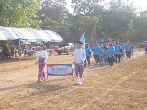 นายกองค์การบริหารส่วนตำบลนางรอง ประธานการจัดการแข่งขันกีฬาประจำตำบลนางรอง