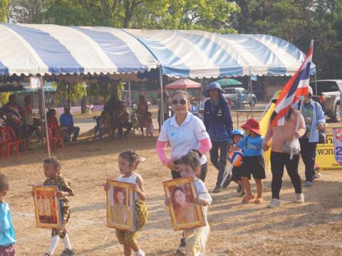 นายกองค์การบริหารส่วนตำบลนางรอง ประธานการจัดการแข่งขันกีฬาประจำตำบลนางรอง