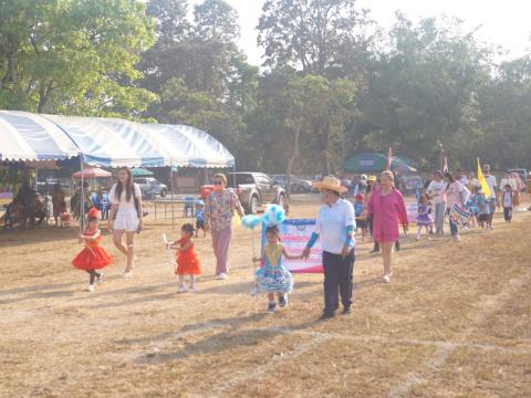 นายกองค์การบริหารส่วนตำบลนางรอง ประธานการจัดการแข่งขันกีฬาประจำตำบลนางรอง