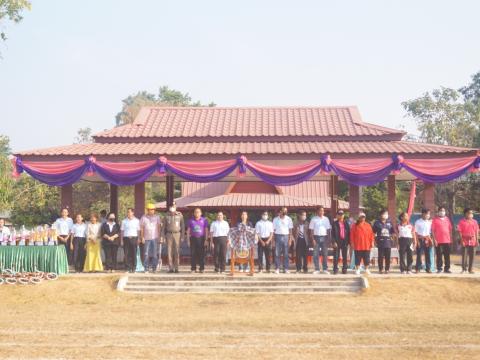 นายกองค์การบริหารส่วนตำบลนางรอง ประธานการจัดการแข่งขันกีฬาประจำตำบลนางรอง