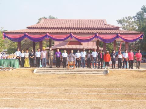 นายกองค์การบริหารส่วนตำบลนางรอง ประธานการจัดการแข่งขันกีฬาประจำตำบลนางรอง