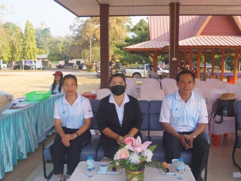 นายกองค์การบริหารส่วนตำบลนางรอง ประธานการจัดการแข่งขันกีฬาประจำตำบลนางรอง