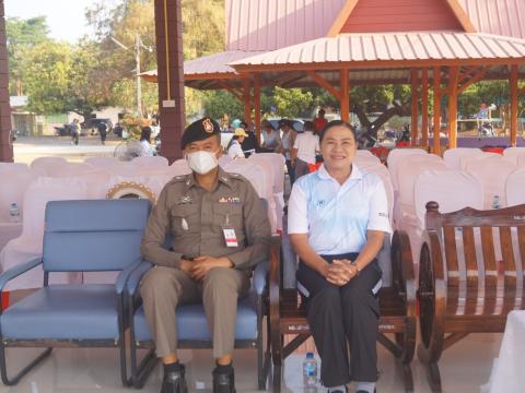 นายกองค์การบริหารส่วนตำบลนางรอง ประธานการจัดการแข่งขันกีฬาประจำตำบลนางรอง