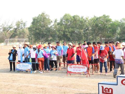 นายกองค์การบริหารส่วนตำบลนางรอง ประธานการจัดการแข่งขันกีฬาประจำตำบลนางรอง