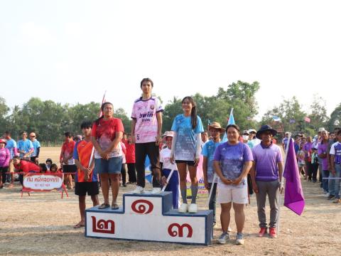 นายกองค์การบริหารส่วนตำบลนางรอง ประธานการจัดการแข่งขันกีฬาประจำตำบลนางรอง