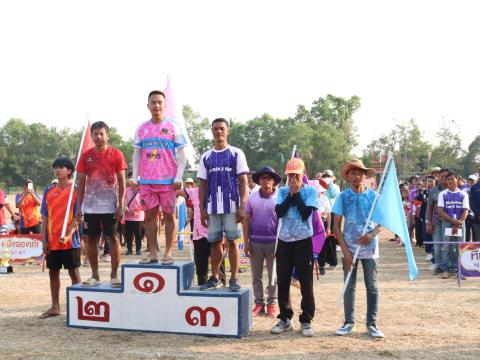 นายกองค์การบริหารส่วนตำบลนางรอง ประธานการจัดการแข่งขันกีฬาประจำตำบลนางรอง