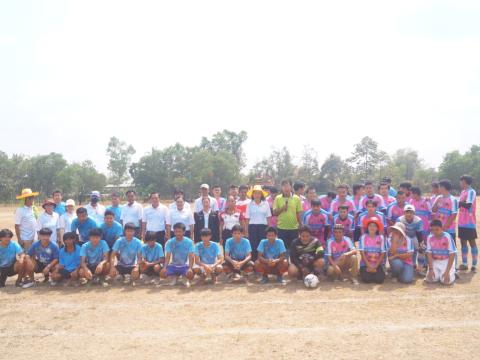 นายกองค์การบริหารส่วนตำบลนางรอง ประธานการจัดการแข่งขันกีฬาประจำตำบลนางรอง