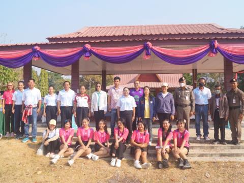 นายกองค์การบริหารส่วนตำบลนางรอง ประธานการจัดการแข่งขันกีฬาประจำตำบลนางรอง