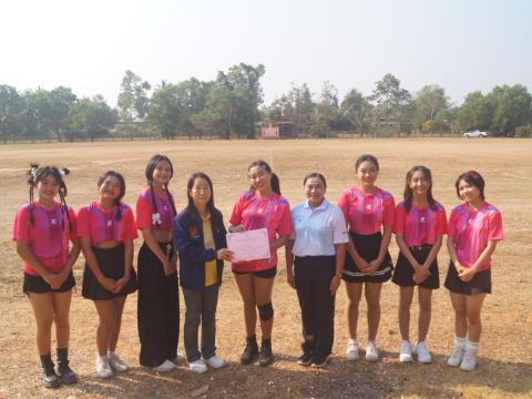 นายกองค์การบริหารส่วนตำบลนางรอง ประธานการจัดการแข่งขันกีฬาประจำตำบลนางรอง