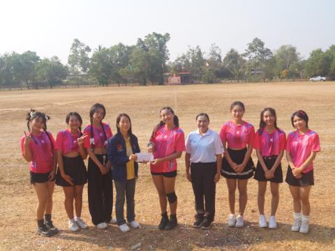 นายกองค์การบริหารส่วนตำบลนางรอง ประธานการจัดการแข่งขันกีฬาประจำตำบลนางรอง