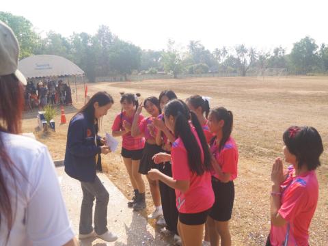 นายกองค์การบริหารส่วนตำบลนางรอง ประธานการจัดการแข่งขันกีฬาประจำตำบลนางรอง