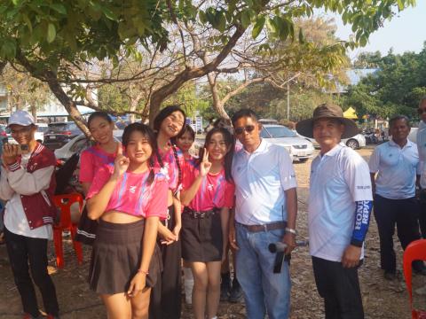 นายกองค์การบริหารส่วนตำบลนางรอง ประธานการจัดการแข่งขันกีฬาประจำตำบลนางรอง