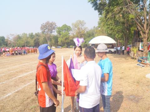 นายกองค์การบริหารส่วนตำบลนางรอง ประธานการจัดการแข่งขันกีฬาประจำตำบลนางรอง