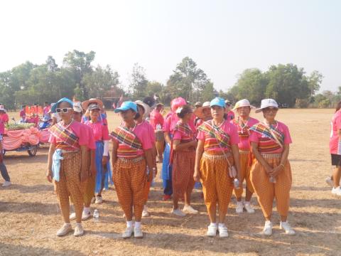 นายกองค์การบริหารส่วนตำบลนางรอง ประธานการจัดการแข่งขันกีฬาประจำตำบลนางรอง