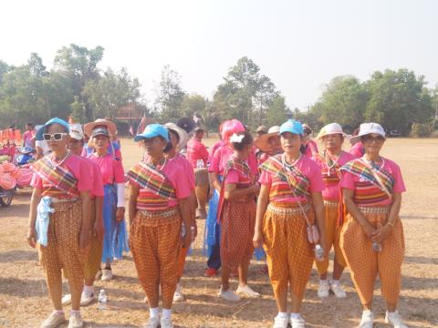 นายกองค์การบริหารส่วนตำบลนางรอง ประธานการจัดการแข่งขันกีฬาประจำตำบลนางรอง