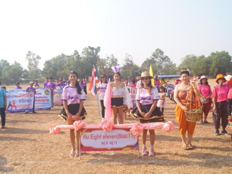 นายกองค์การบริหารส่วนตำบลนางรอง ประธานการจัดการแข่งขันกีฬาประจำตำบลนางรอง