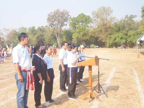 นายกองค์การบริหารส่วนตำบลนางรอง ประธานการจัดการแข่งขันกีฬาประจำตำบลนางรอง