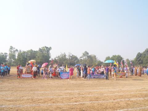 นายกองค์การบริหารส่วนตำบลนางรอง ประธานการจัดการแข่งขันกีฬาประจำตำบลนางรอง